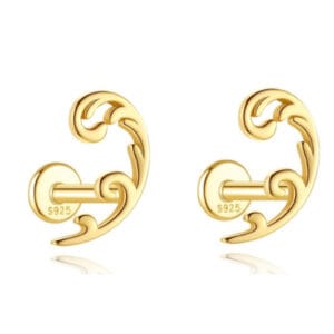Silver Stud Earrings Male - E00453