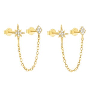 White Drop Earrings Wholesale - E00461