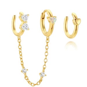 White Opal Drop Earrings - E00465