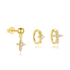 Silver Dangle Ball Earrings Wholesale - E00473