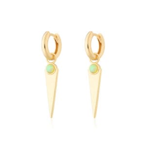 Silver Opal Earrings Supplier Style - E00476