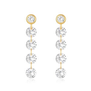 Custom 925 Silver Sterling Drop Earrings - E00493