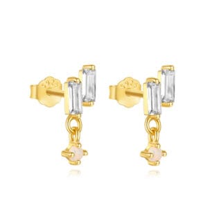 Custom 925 Silver Silver Chain Drop Earrings - E00499