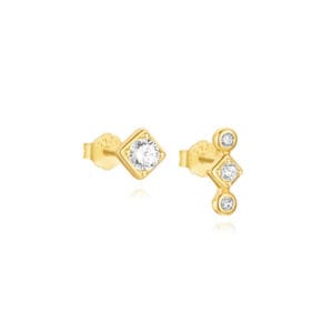 Silver Stud Earring Set Wholesale - E00505