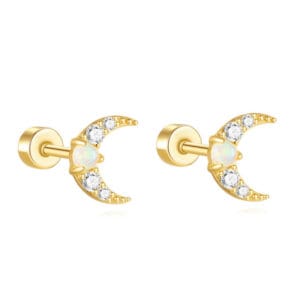 925 Silver Opal and Sterling Silver Earrings - E00516