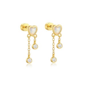 925 Silver Antique Silver Drop Earrings - E00530