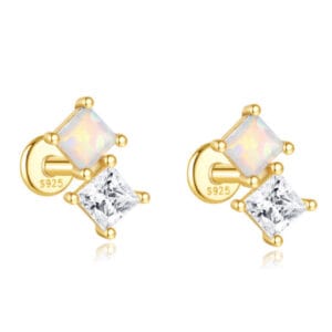 Silver Stud Earrings Real for Jewelry Brands - E00551