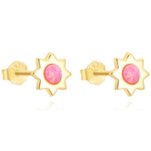 Silver and Turquoise Stud Earrings Supplier Style - E00553