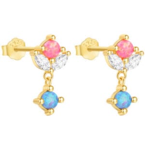 Sterling Silver and Opal Earrings for Jewelry Brands - E00557