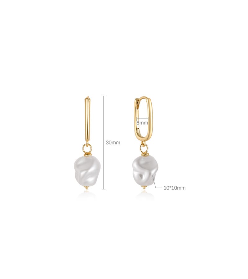 Pearl Drop Earrings Wedding Silver Wholesale