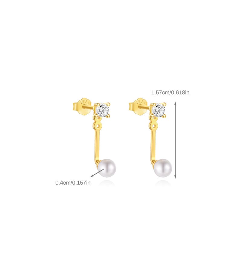 Silver and Pearl Dangle Earrings for Jewelry Brands