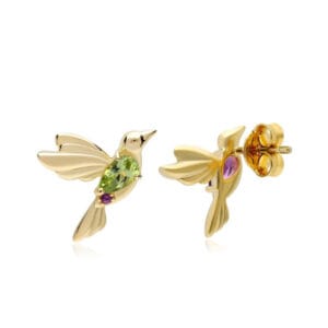 Gold and Silver Stud Earrings Supplier Style - E00584