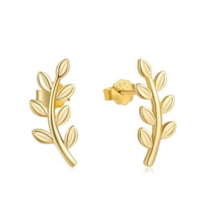925 Silver Silver Hammered Stud Earrings - E00586