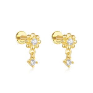 Sterling Silver Tear Drop Earrings Supplier Style - E00590