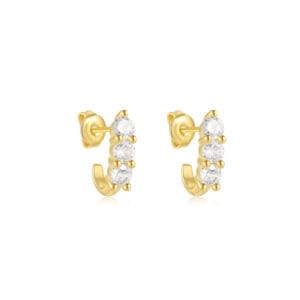 Gold Silver Stud Earrings Wholesale - E00593
