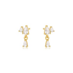 Silver Stud Earrings Square for Jewelry Brands - E00594