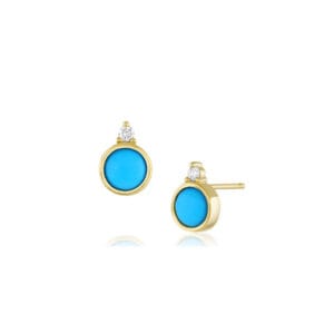 Stud Turquoise Earrings - E00603