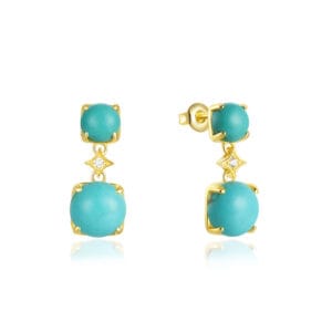 Turquoise Drop Earrings - E00615