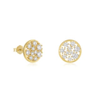 Custom 925 Silver Tiny Stud Earrings Sterling Silver - E00619