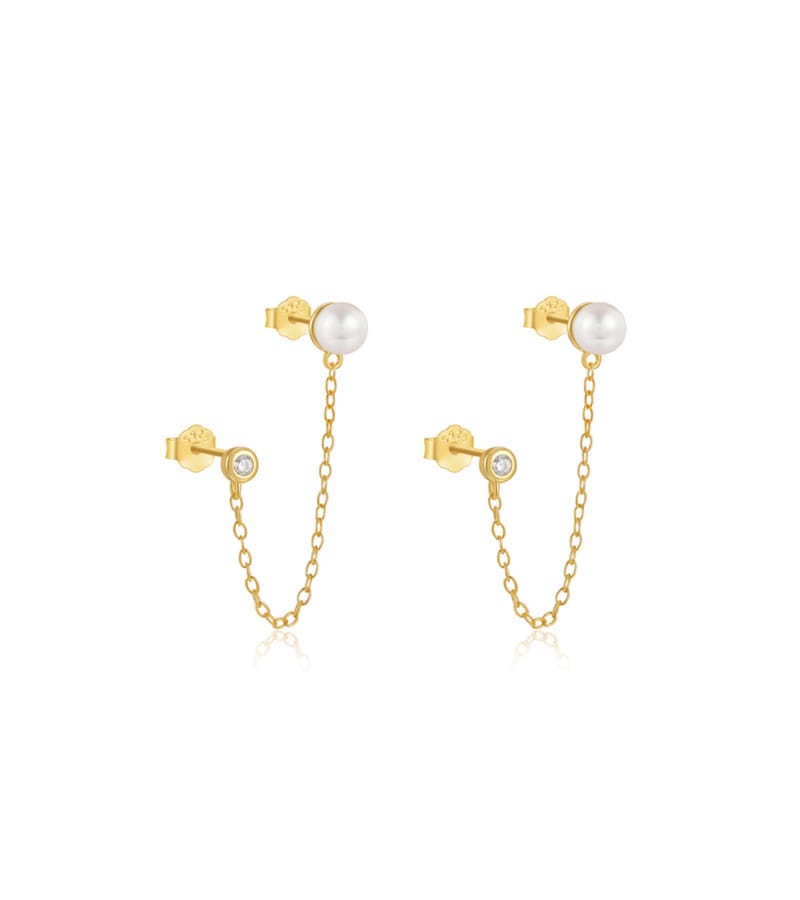 Pearl Silver Dangle Earrings for Jewelry Brands