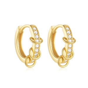 Small Sterling Silver Hoop Earrings for Jewelry Brands - E00642