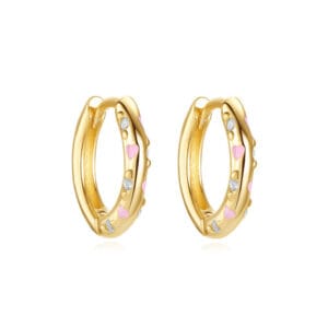 925 Silver Sterling Silver Huggie Earrings - E00646