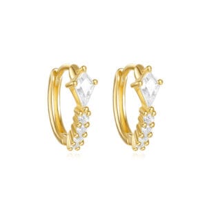 Silver Hoop Earrings Sterling Wholesale - E00647