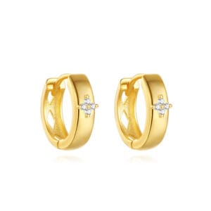 Silver Hoop Earrings Small Supplier Style - E00650