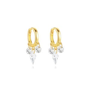 Custom 925 Silver Sterling Silver Hoop Earrings Small - E00661