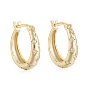 Sterling Silver Big Hoop Earrings Supplier Style - E00662