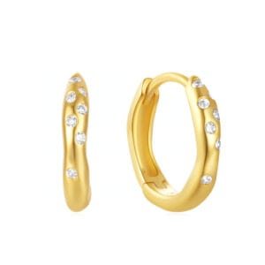Custom 925 Silver Sterling Silver Small Hoop Earrings - E00667