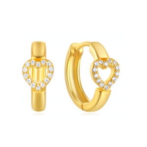 Silver Earrings Hoops - E00669