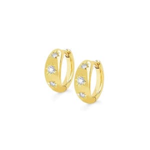 Real Silver Hoop Earrings for Jewelry Brands - E00678