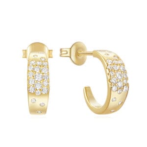 Huggie Silver Earrings for Jewelry Brands - E00684