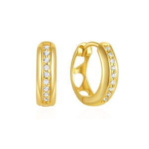 Large Sterling Silver Earrings Hoops Supplier Style - E00692