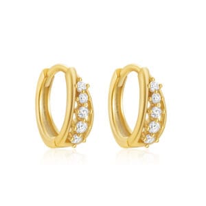 925 Silver Sterling Silver Hoop Earrings Set of 3 - E00700