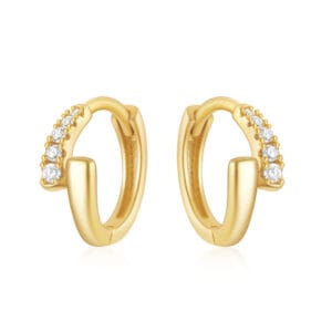 925 Sterling Silver Huggie Earrings Wholesale - E00701