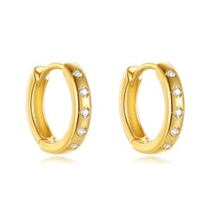 925 Silver Silver Filigree Hoop Earrings - E00712