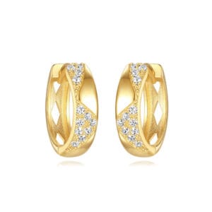 Vintage Sterling Hoop Earrings Wholesale - E00713