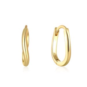 Earrings Silver Small Hoops - E00717