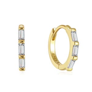 Antique Silver Hoop Earrings Wholesale - E00719