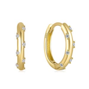 Custom 925 Silver Endless Hoop Earrings Silver - E00721
