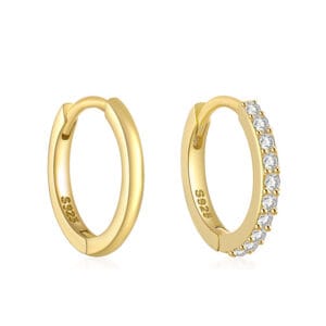 Square Hoop Earrings Sterling Silver Supplier Style - E00722