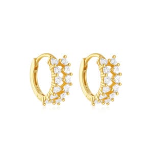 Custom 925 Silver Sterling Silver Large Hoop Earrings - E00727