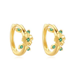 925 Silver Silver Multi Hoop Earrings - E00730