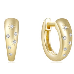 Set of 3 Sterling Silver Hoop Earrings Wholesale - E00737