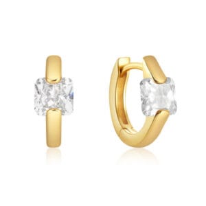 Large Sterling Hoop Earrings - E00741
