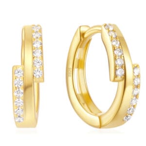 Silver Braided Hoop Earrings for Jewelry Brands - E00744