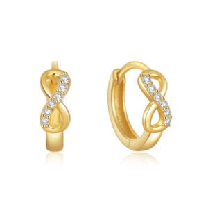 Custom 925 Silver Alexander Mcqueen Silver Tone Hoop Earrings - E00745