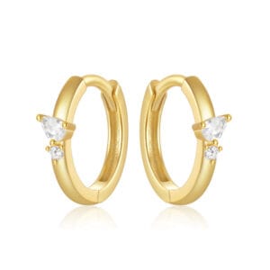 Thin Silver Hoop Earrings Small Wholesale - E00749